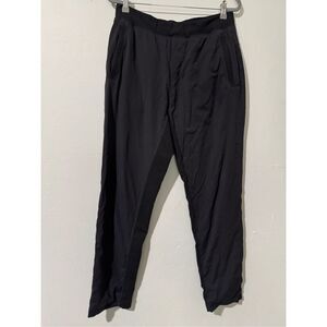 Lululemon men’s black lined joggers pants L